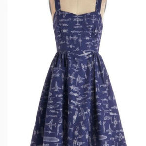 Bea & Dot by Modcloth Airplane Sketch Dress